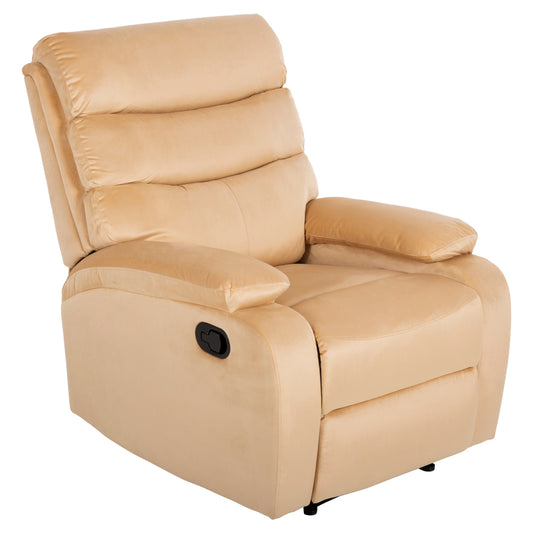 Armchair Massage Ecru Hm9784.05 Ecru Velvet 80x93x100hcm.