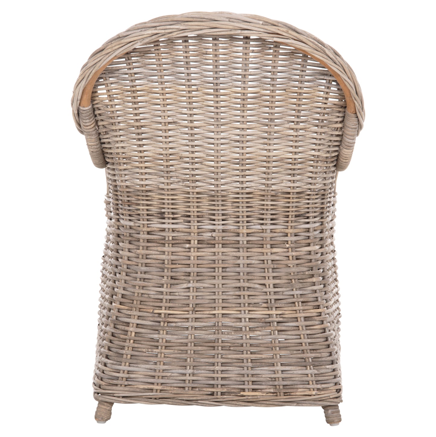 Armchair Keyla Hm9536 Brown Rattan-ecru Cushion 63x65x87hcm.