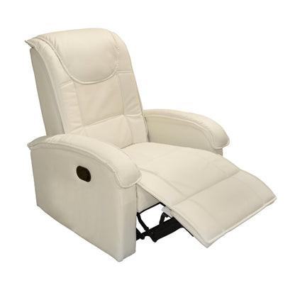 Hm0026.02 Armchair, Massage Mechanism, Pu Off-white 80x96x97 Cm