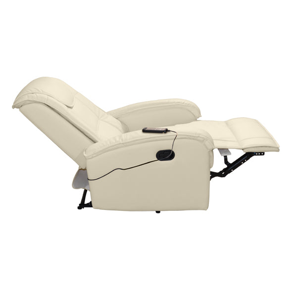 Hm0026.02 Armchair, Massage Mechanism, Pu Off-white 80x96x97 Cm