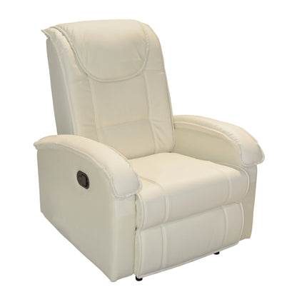 Hm0026.02 Armchair, Massage Mechanism, Pu Off-white 80x96x97 Cm