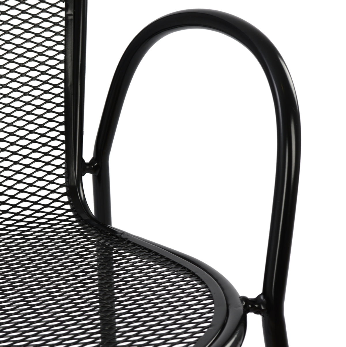 Armchair Metallic Hm5029.01 Vera In Black Color 56x62,5x90 Cm