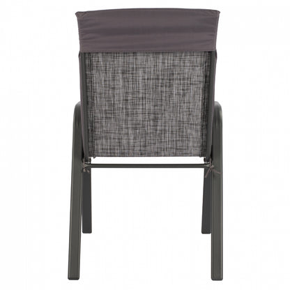 Armchair Leon Metallic Grey With Grey Cushion Hm10573.01 54x70x93h Cm.