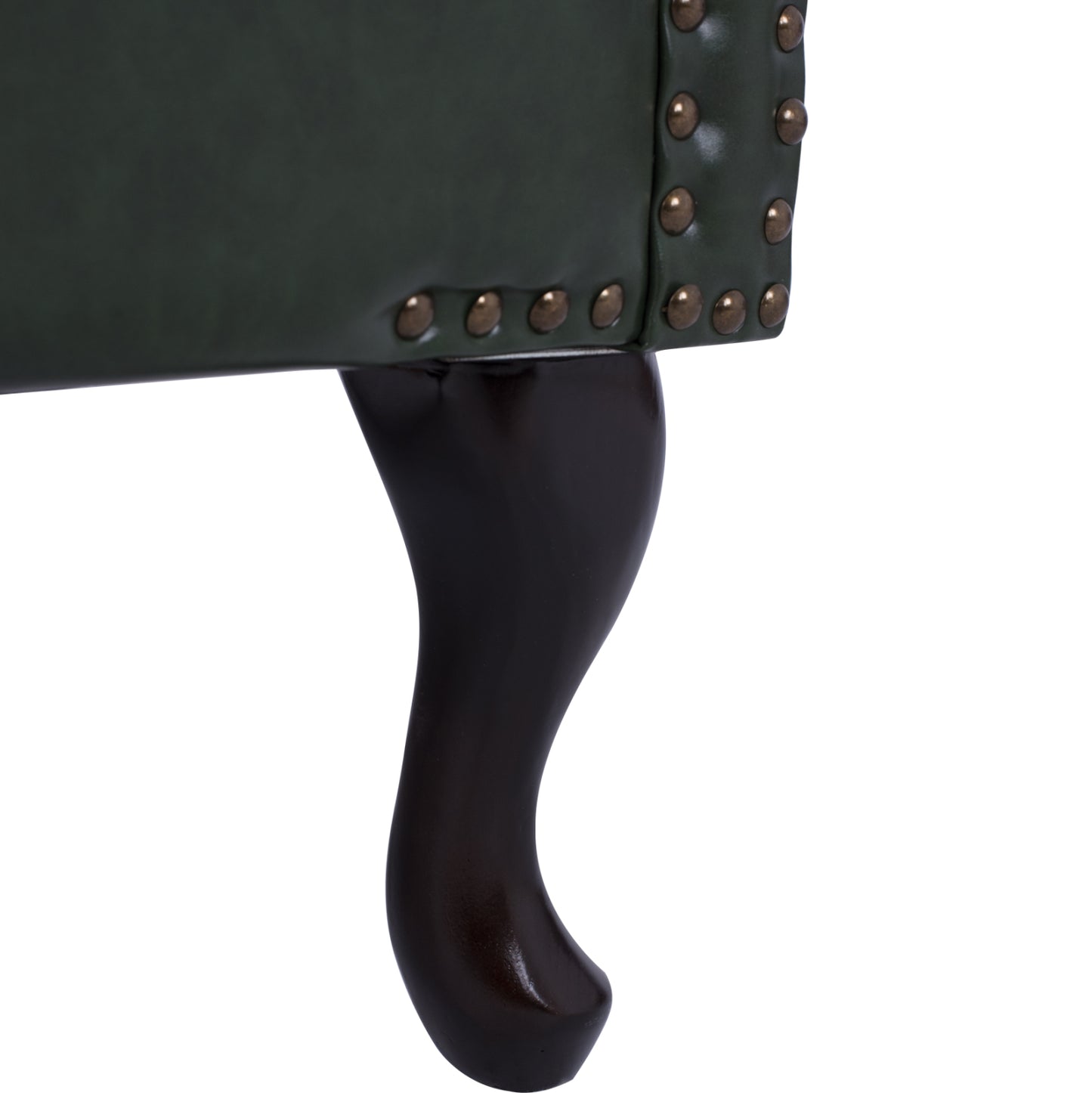 Armchair Chesterfield-type Polina, Hm0053.08, Cypress Green Pu 83x79x104 Cm