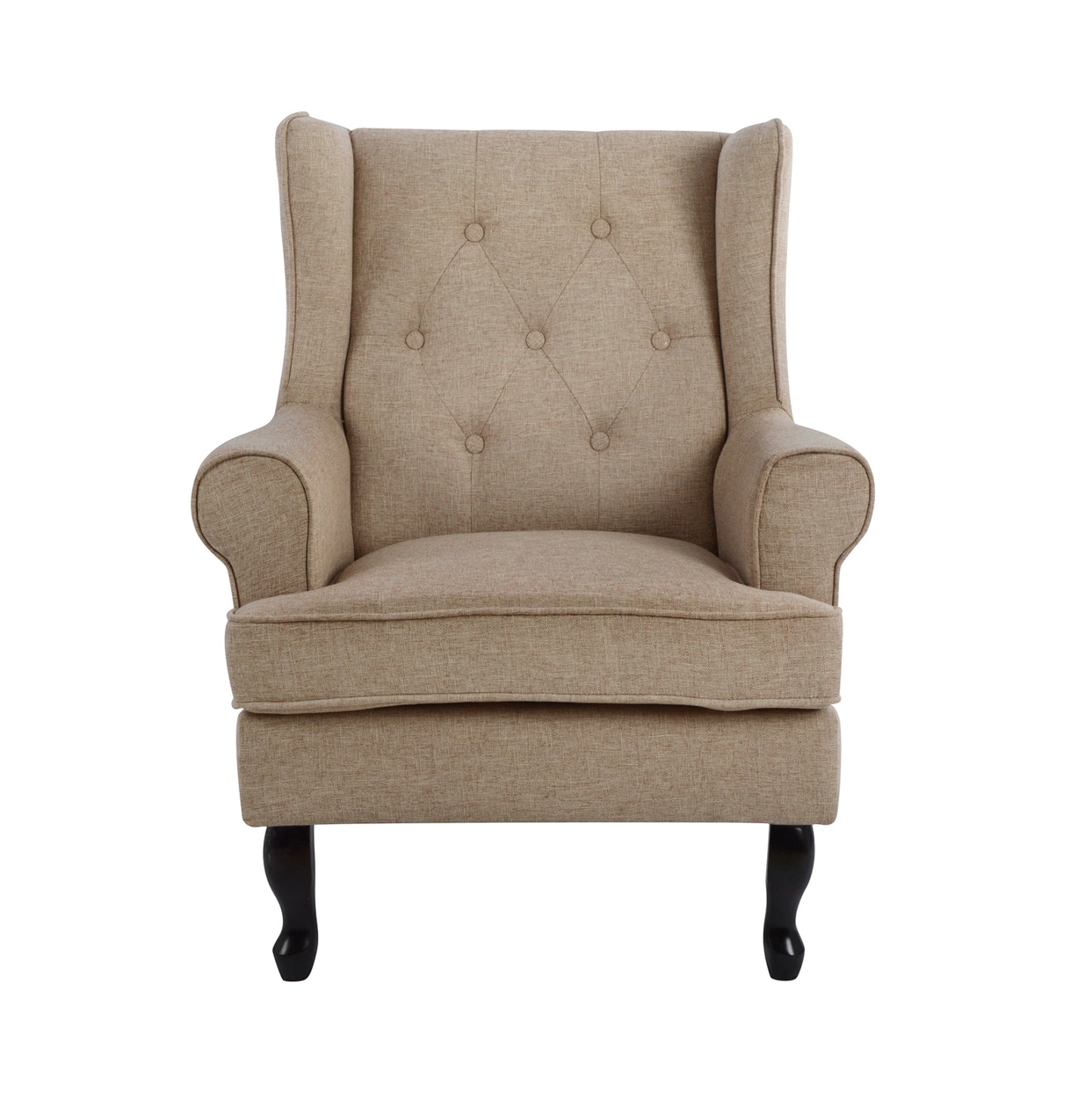 Armchair Brandon Hm3073.02 Beige Fabric 83x83x104 Cm.