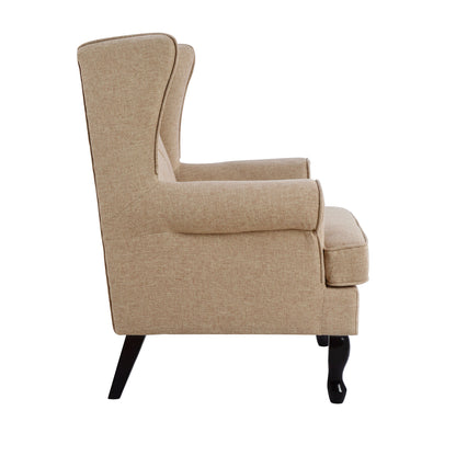 Armchair Brandon Hm3073.02 Beige Fabric 83x83x104 Cm.