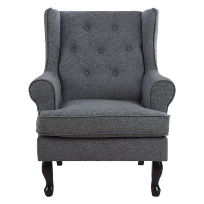 Armchair Brandon Hm3073.10 Grey Fabric 83x83x104 Cm.