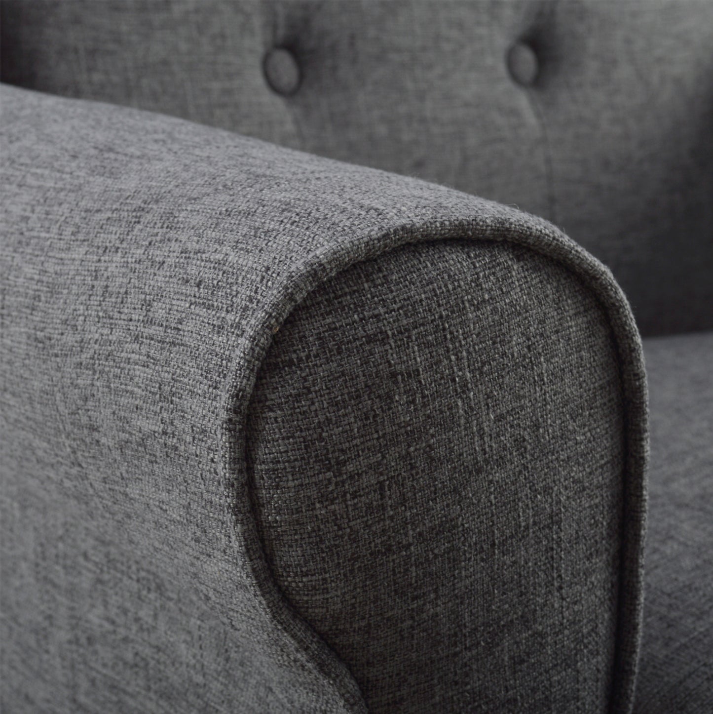 Armchair Brandon Hm3073.10 Grey Fabric 83x83x104 Cm.