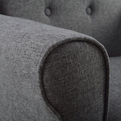 Armchair Brandon Hm3073.10 Grey Fabric 83x83x104 Cm.