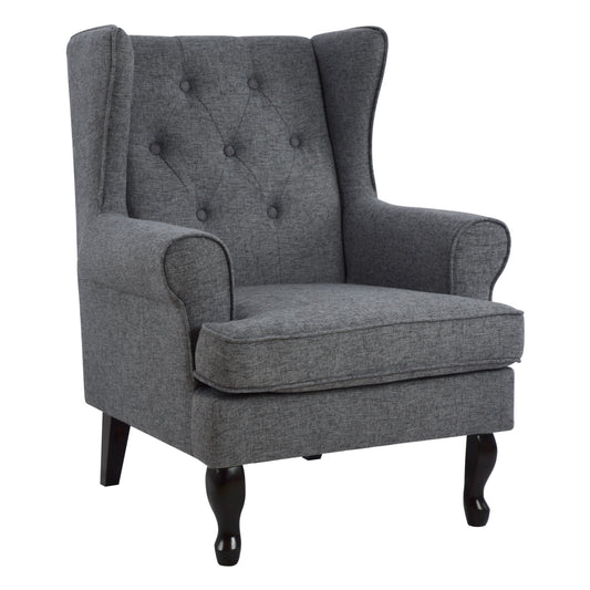 Armchair Brandon Hm3073.10 Grey Fabric 83x83x104 Cm.
