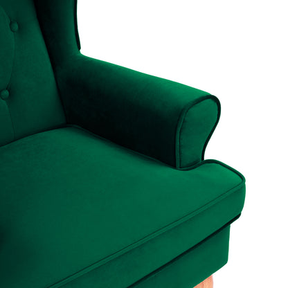 Armchair Cypress Green Velvet, 81x83x101, Hm3073.13
