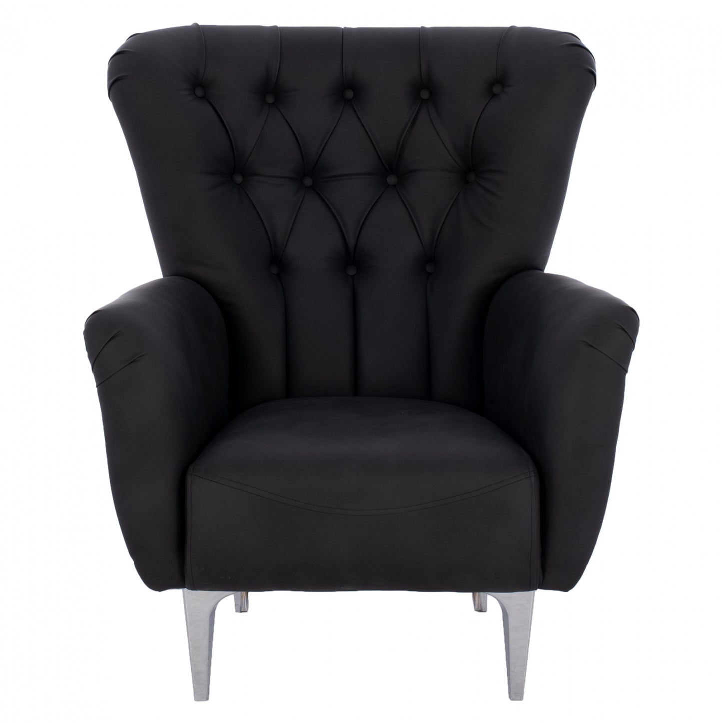 Hm9217.01 Bergere, Black, Chesterfield-style, 87x88x100