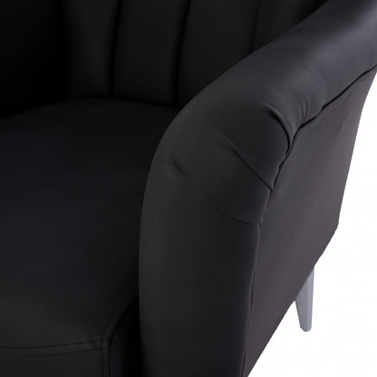 Hm9217.01 Bergere, Black, Chesterfield-style, 87x88x100