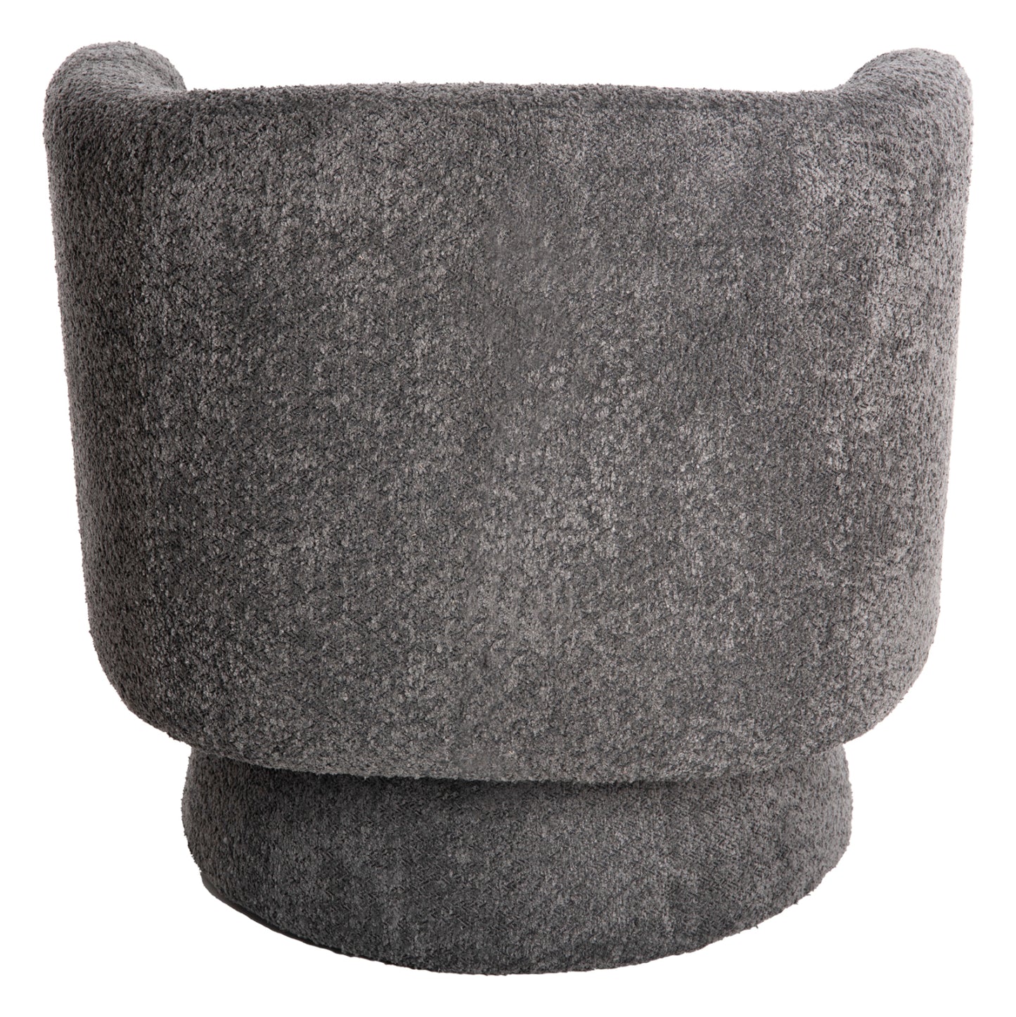 Armchair Swivel Karlen Hm9592.01 Grey Boucle Fabric 78x81x77hcm.
