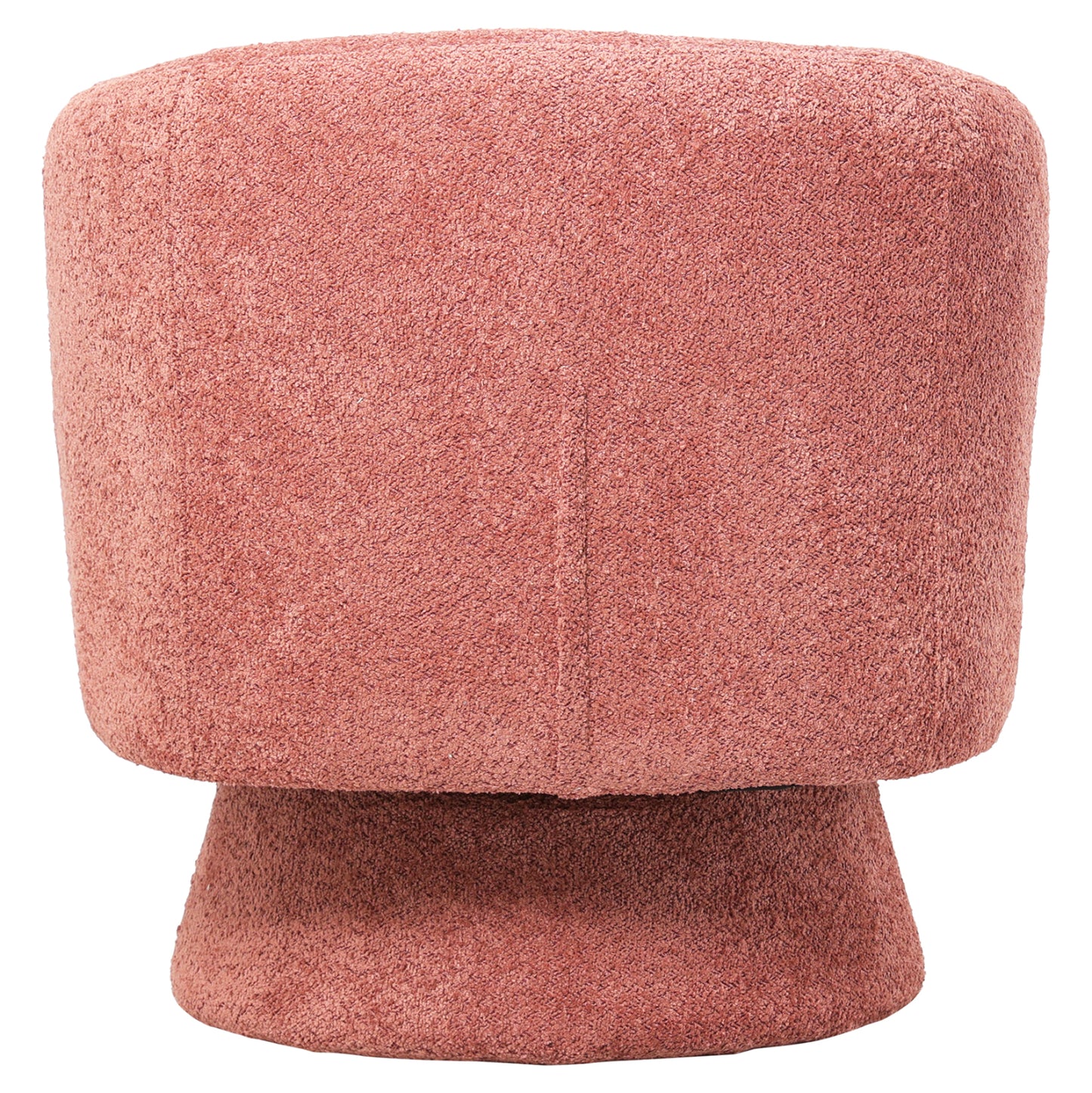 Armchair Swivel Karlen Hm9592.02 Pink Boucle Fabric 78x81x77hcm.