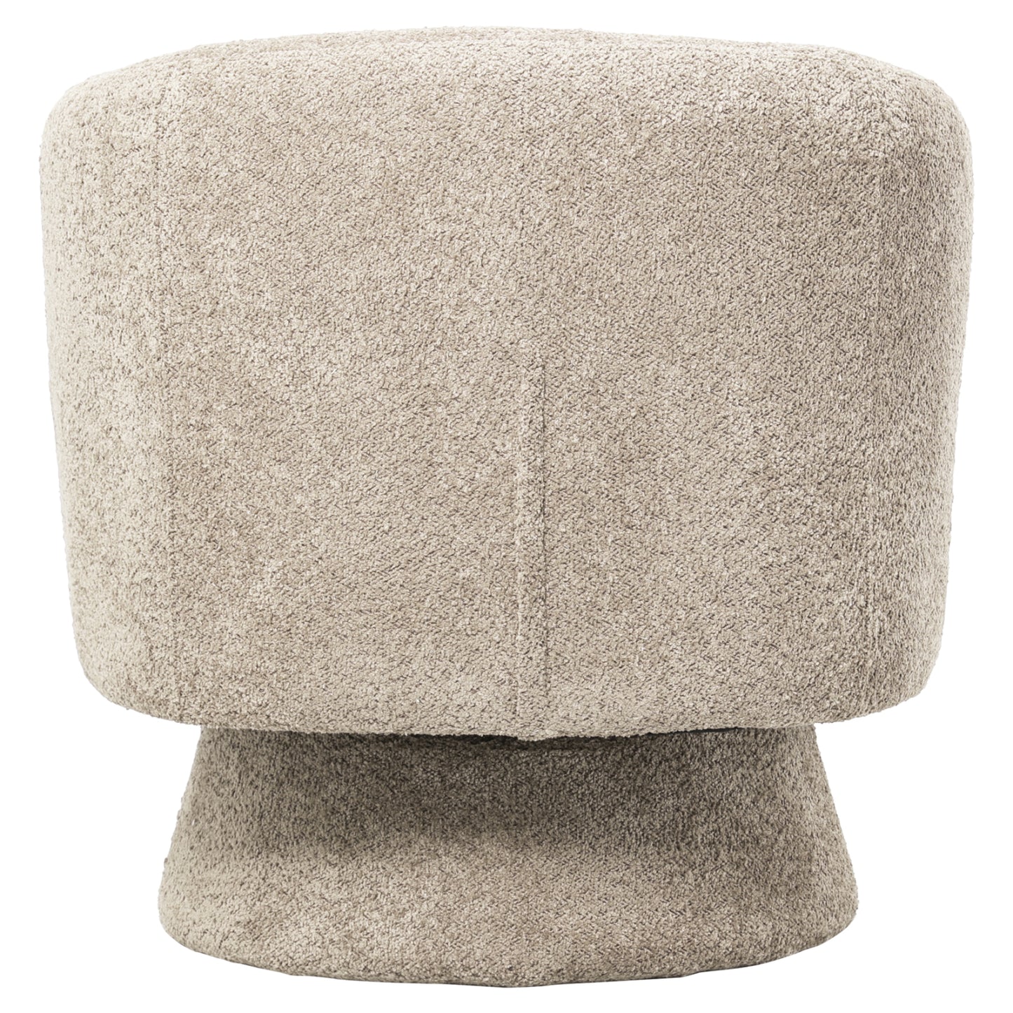 Armchair Swivel Karlen Hm9592.03 Beige Boucle Fabric 78x81x77hcm.