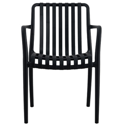 Armchair Polypropylene Tippy Hm5940.02 Black 55x55x81hcm.