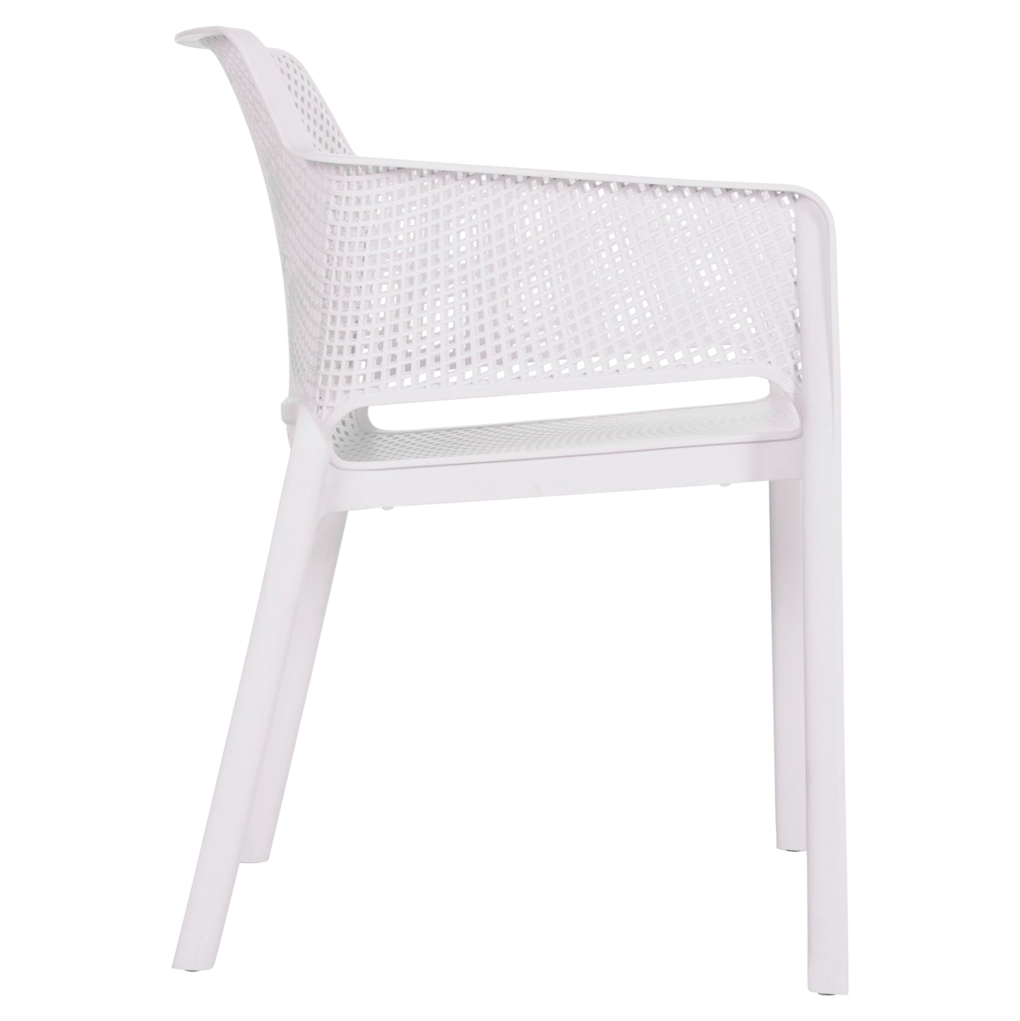 Armchair Polypropylene John Hm6103.01 White 59x58x79.5hcm.