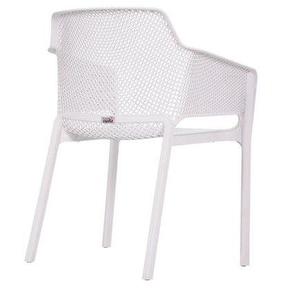 Armchair Polypropylene John Hm6103.01 White 59x58x79.5hcm.