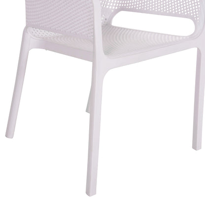 Armchair Polypropylene John Hm6103.01 White 59x58x79.5hcm.