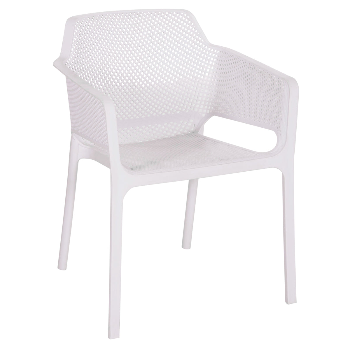 Armchair Polypropylene John Hm6103.01 White 59x58x79.5hcm.