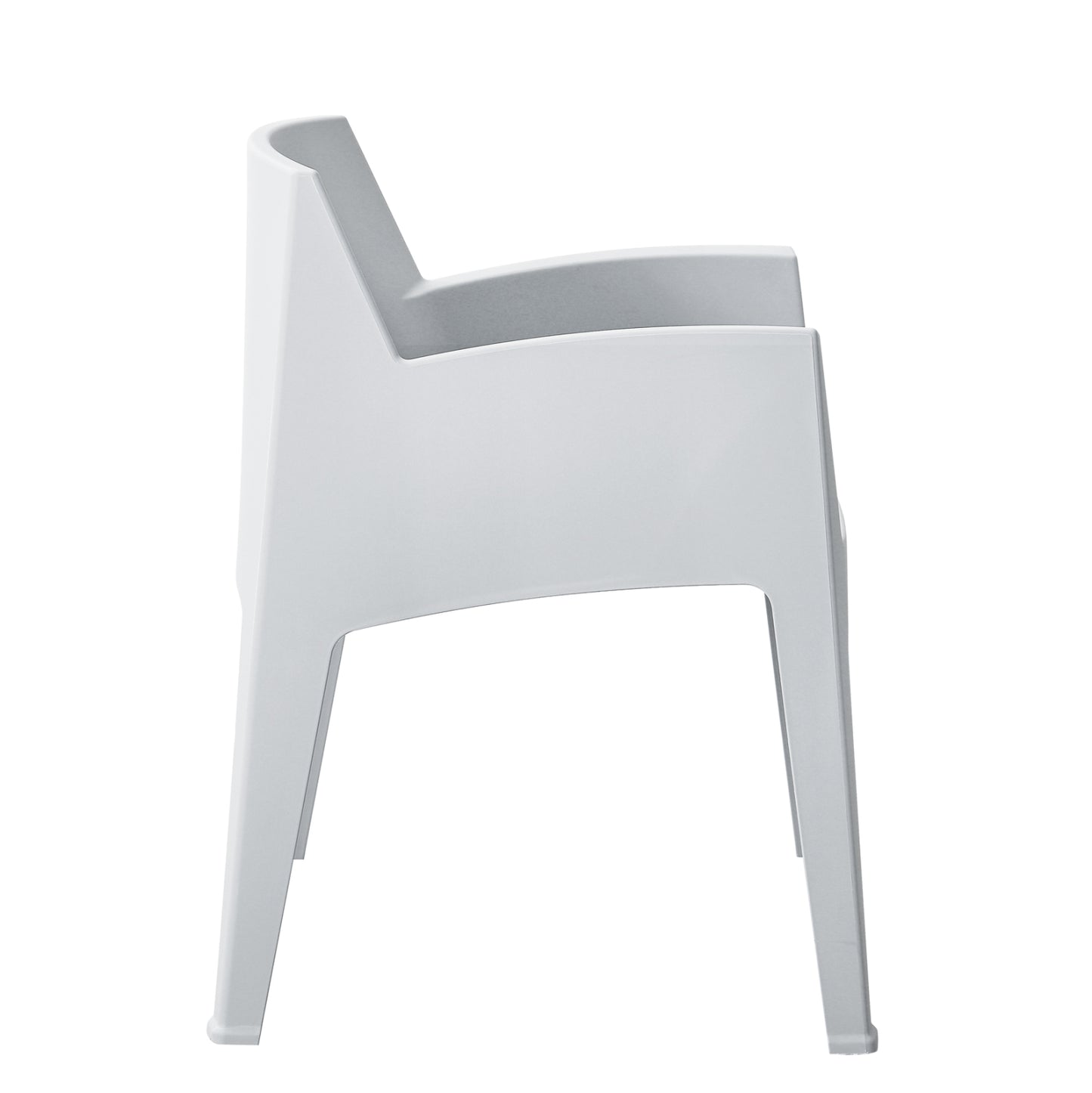 Polypropylene Armchair Sleek Hm6370.01 White 68x63x82.5hcm.