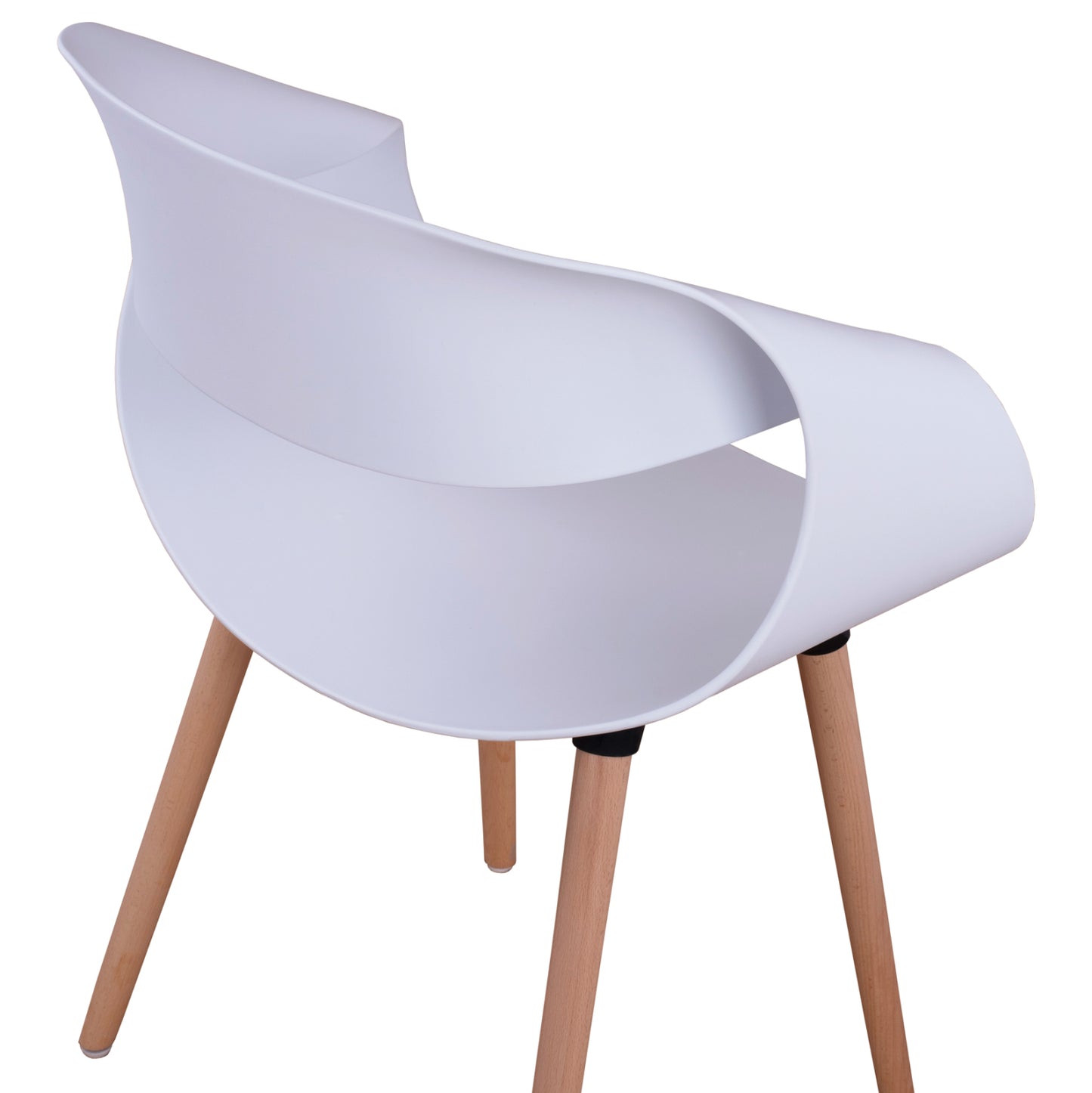 Polypropylene Armchair Maggie Hm8600.01 In White Color 59x53x80 Cm