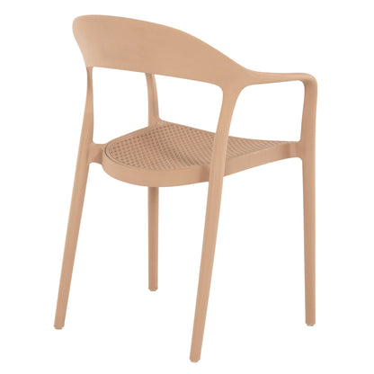 Armchair Polypropylene Cleo Hm5935.03 Capuccino 57x53x81hcm.