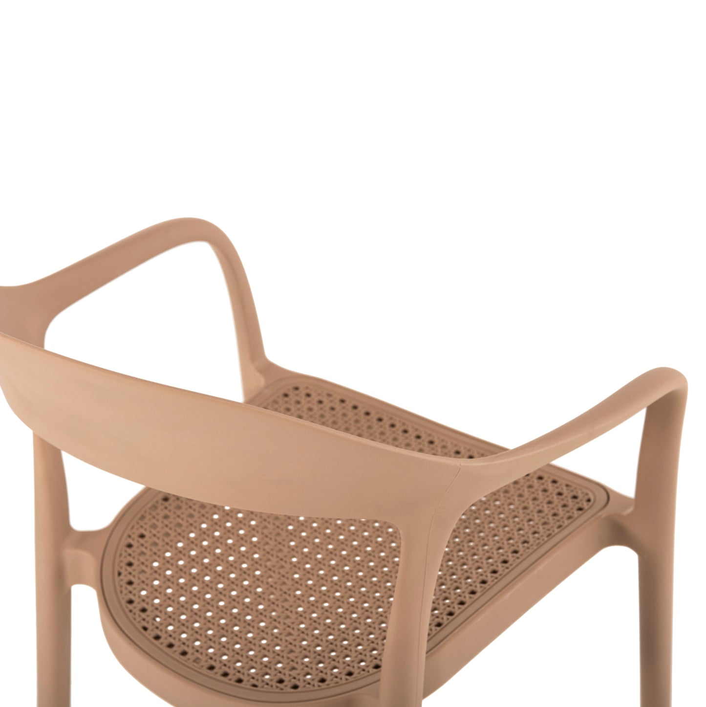 Armchair Polypropylene Cleo Hm5935.03 Capuccino 57x53x81hcm.