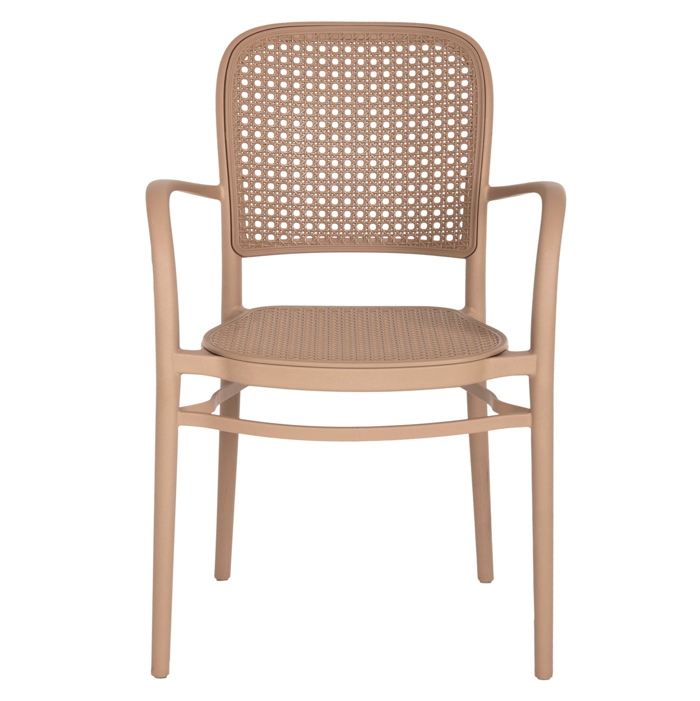 Armchair Polypropylene Flow Hm5938.03 Cappuccino 55x53x86hcm.