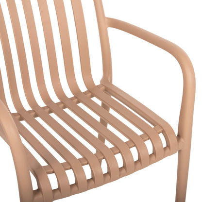 Polypropylene Armchair Tippy Hm5940.03 Cappuccino 55x55x81hcm.
