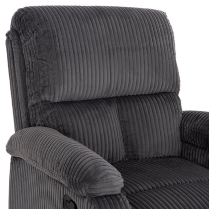 Armchair Relax Dioni Hm3296.11 Grey Cord Fabric 85x90x100hcm.