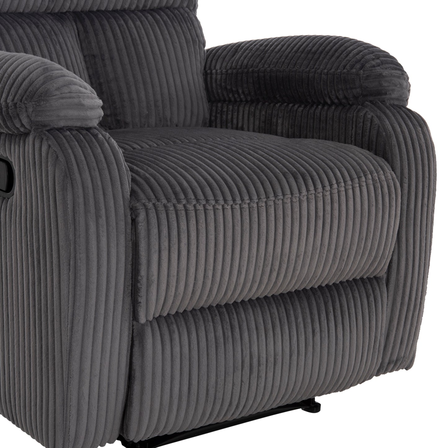 Armchair Relax Dioni Hm3296.11 Grey Cord Fabric 85x90x100hcm.