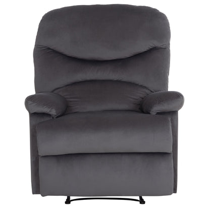 Armchair With Manual Recliner Braylen Hm3298.01 Grey Velvet 85x90x95hcm.