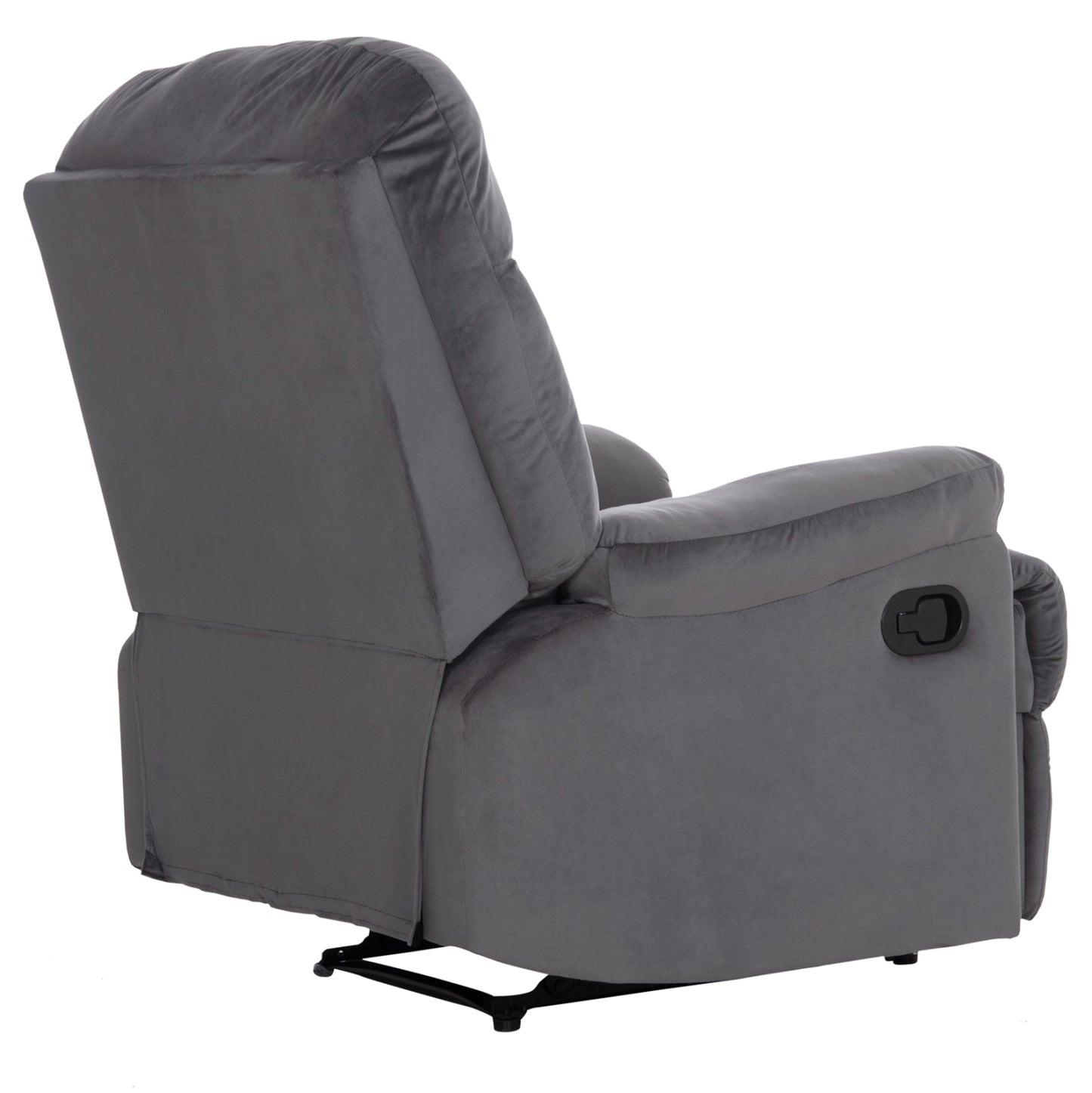 Armchair With Manual Recliner Braylen Hm3298.01 Grey Velvet 85x90x95hcm.