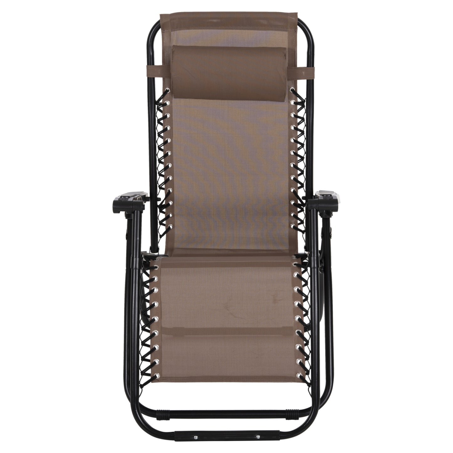 Armchair Relax Companion Hm5095.14 Champagne Colored Textilene-black Metal 67x145x110hcm.