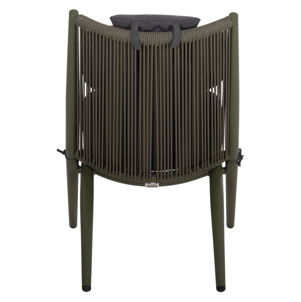 Lounger Relax Remus Hm6642.07 Aluminum & Olefin Rope In Olive Green 63x87x94hcm.