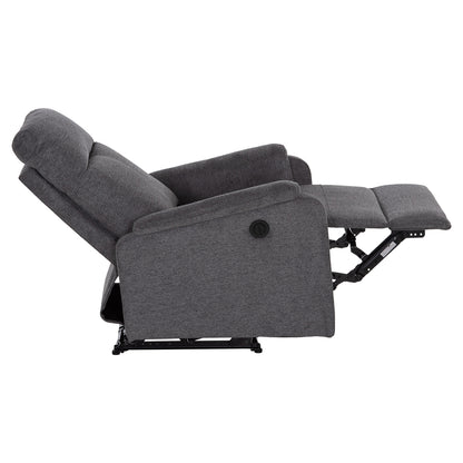 Armchair Relax With Electric Recline Synthia Hm3309.03 Grey Fabric 75x86x100hcm.