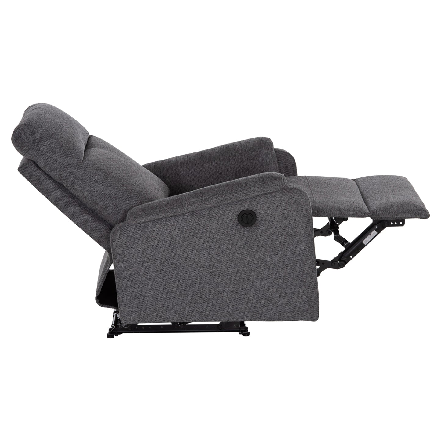 Armchair Relax With Electric Recline Synthia Hm3309.03 Grey Fabric 75x86x100hcm.