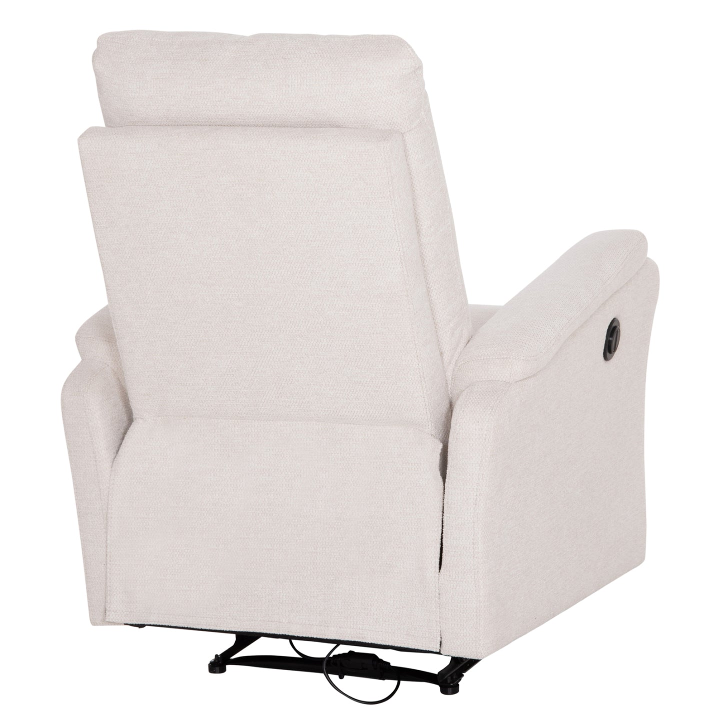 Armchair Relax With Electric Recline Synthia Hm3309.01 Beige Fabric 75x86x100hcm.