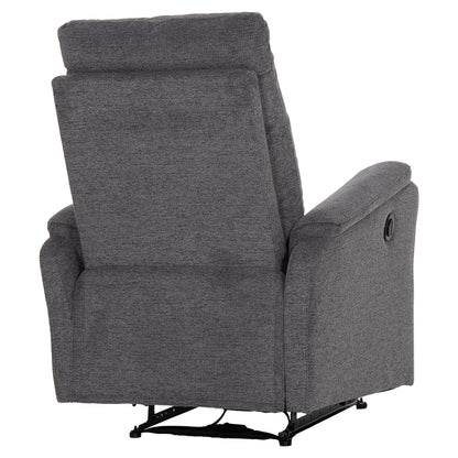 Armchair Relax With Electric Recline Synthia Hm3309.03 Grey Fabric 75x86x100hcm.