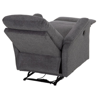Armchair Relax With Electric Recline Synthia Hm3309.03 Grey Fabric 75x86x100hcm.