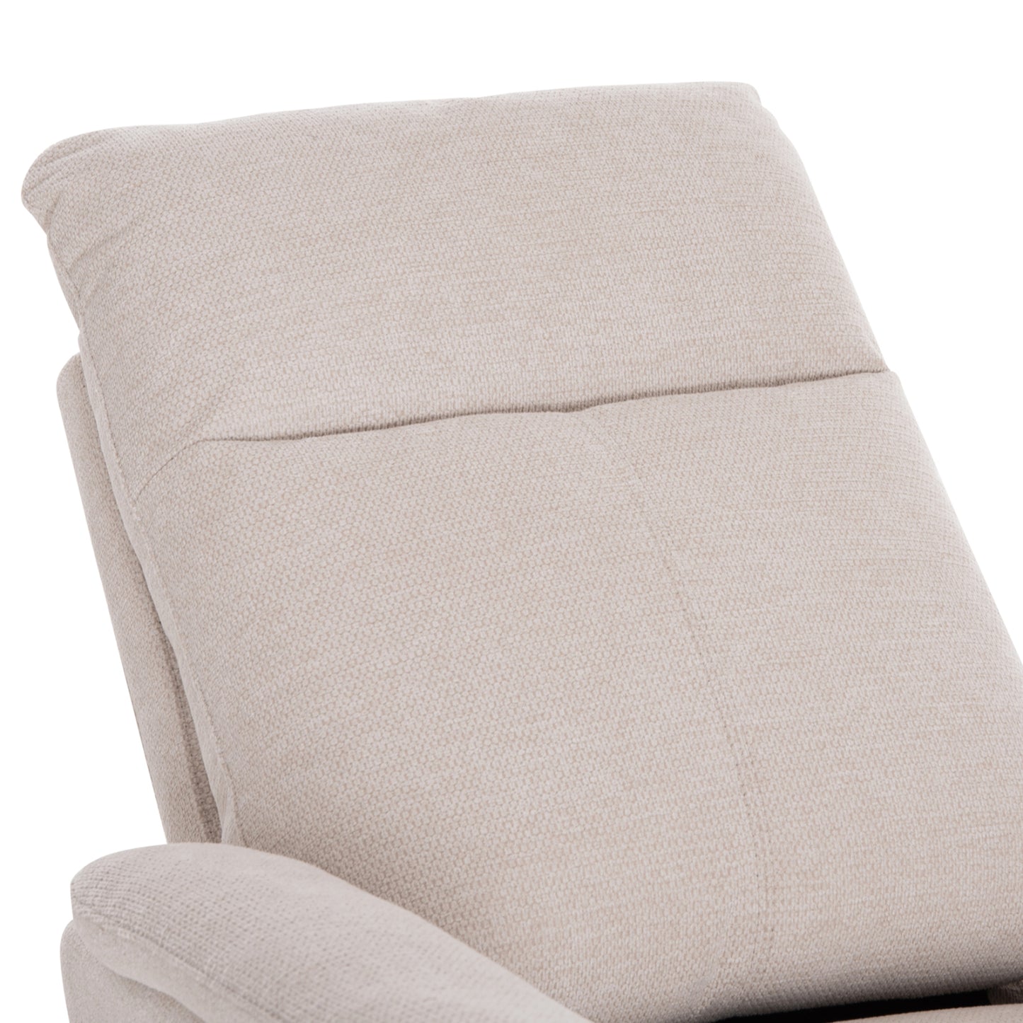 Armchair Relax With Electric Recline Synthia Hm3309.01 Beige Fabric 75x86x100hcm.