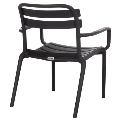 Polypropylene Lounge Armchair Korver Hm6333.02 Black 63.5x65x76hcm.
