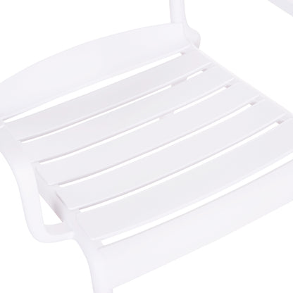 Polypropylene Lounge Armchair Korver Hm6333.01 White 63.5x65x76hcm.