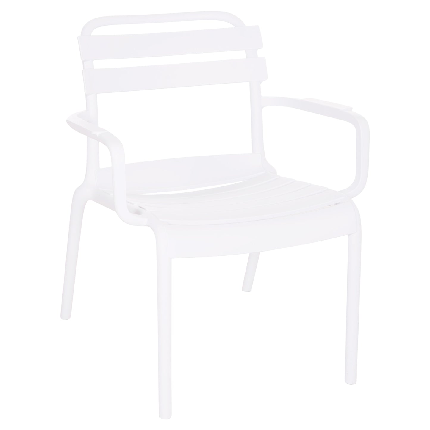 Polypropylene Lounge Armchair Korver Hm6333.01 White 63.5x65x76hcm.