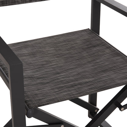 Director's Chair Aluminum Dupre Hm5094.01 Grey Color 57x48,5x85.5hcm.