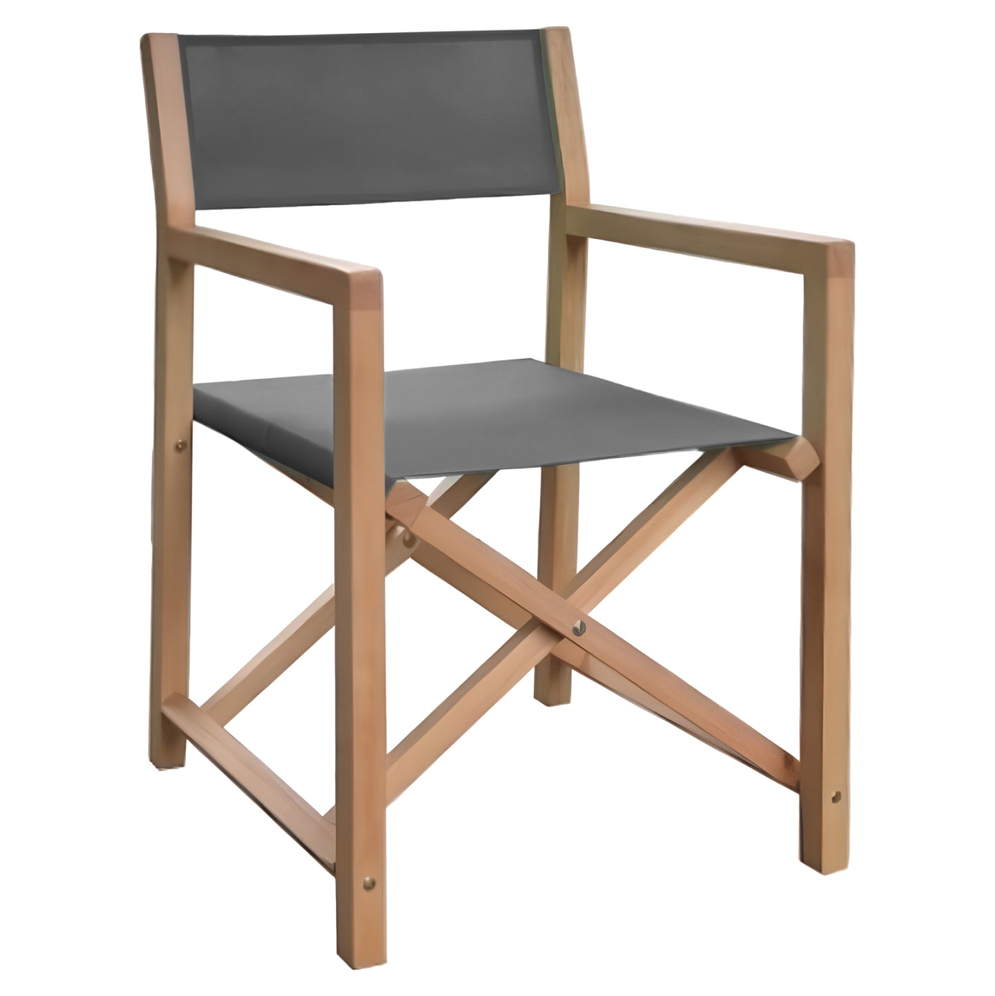Director's Chair Soul Hm6524.01 Acacia Wood In Natural--grey Textilene 54x51x84hcm.