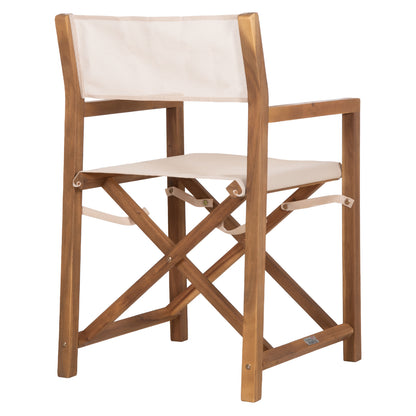 Director's Chair Soul Hm6524.04 Acacia Wood In Natural--beige Textilene 54x51x84hcm.