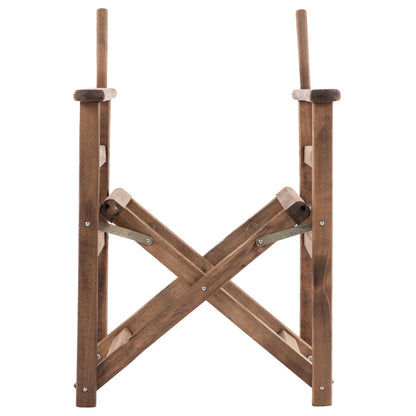Director's Frame Armchair Limnos Walnut Impregnated Limnos Hm5574.01 57x54x88,5Η Cm